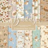 Sumflying Buddy 24PCS Scrapbook Paper & Cardstock