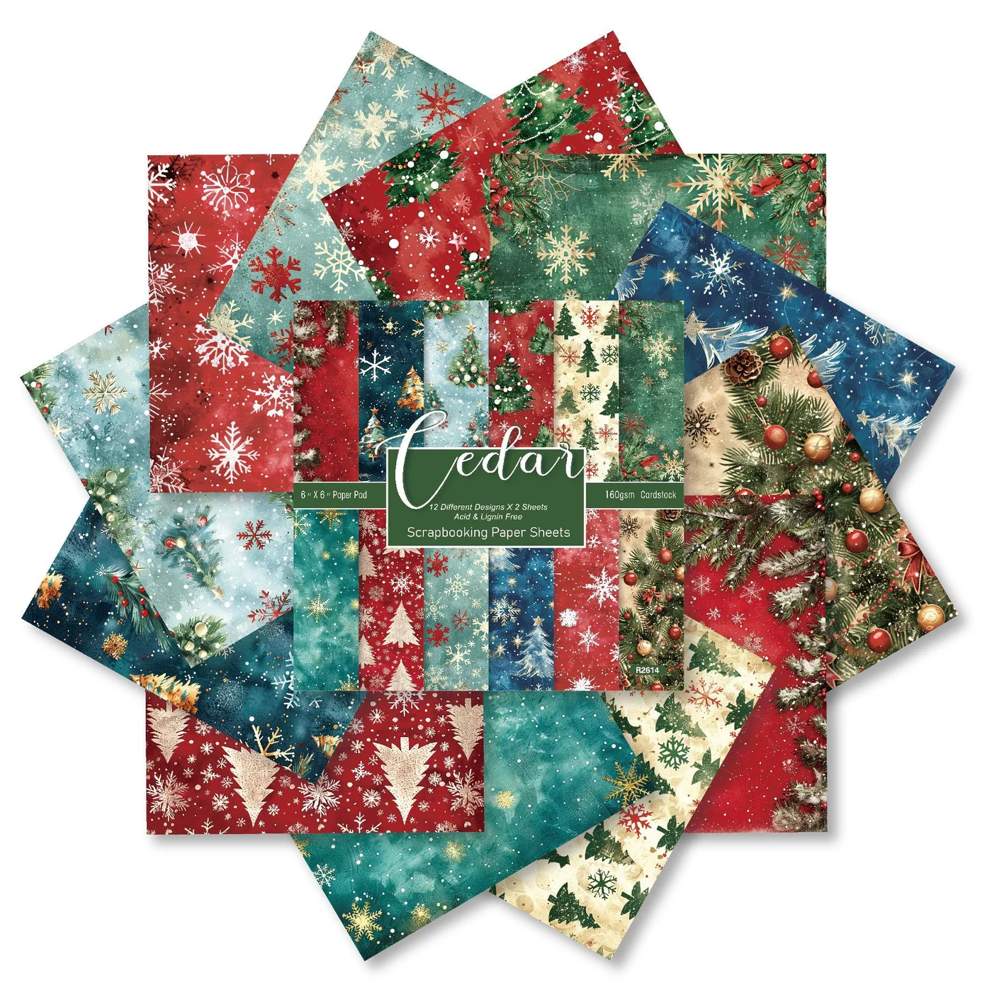 Sumflying Cedar 24PCS Scrapbook Paper & Cardstock Sumflying Cedar 24PCS Scrapbook Paper & Cardstock