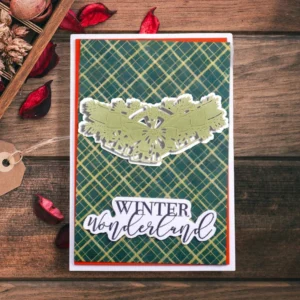 Sumflying Christmas Wreath Banner Cutting Die Cuts Sumflying Christmas Wreath Banner Cutting Die Cuts Side View - SUM-D103771-57