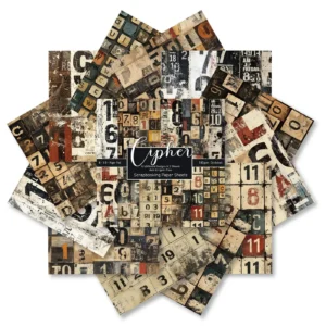 Sumflying Cipher 24PCS Scrapbook Paper & Cardstock
