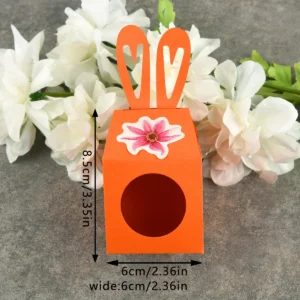 3D Bunny Ear Treat Box Metal Cutting Dies - metal cutting die detail view 4