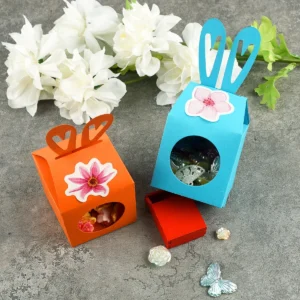 3D Bunny Ear Treat Box Metal Cutting Dies - metal cutting die detail view 5