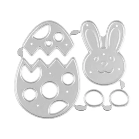 Sumflying Craft Breaking Egg Rabbit Metal Cutting Dies