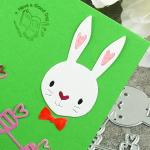 Bunny Carrot Bunting Metal Cutting Dies - metal cutting die detail view 4
