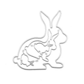 Sumflying Craft Classic Bunny Metal Cutting Dies Multiple Sizes
