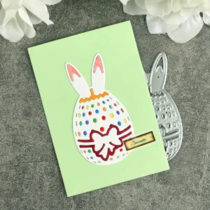 Easter Egg Bunny Ears Metal Cutting Dies - metal cutting die detail view 3