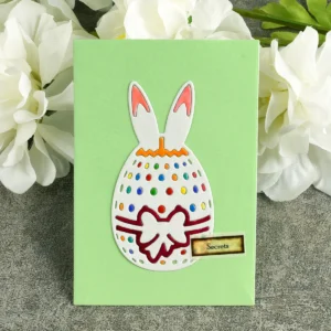 Easter Egg Bunny Ears Metal Cutting Dies - metal cutting die detail view 4