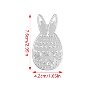 Easter Egg Bunny Ears Metal Cutting Dies - metal cutting die detail view 5