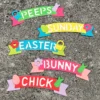 Easter Themed Banner Metal Cutting Dies - metal cutting die detail view 3