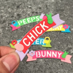 Easter Themed Banner Metal Cutting Dies - metal cutting die detail view 4