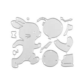 Sumflying Craft Rabbit Clock Hands Metal Cutting Dies