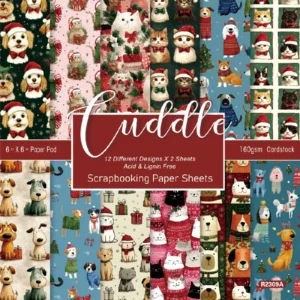 Sumflying Cuddly 24PCS Scrapbook Paper & Cardstock
