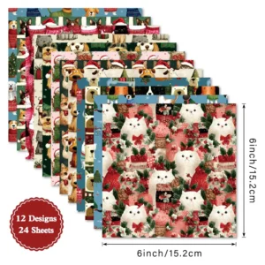 Sumflying Cuddly 24PCS Scrapbook Paper & Cardstock Sumflying Cuddly 24PCS Scrapbook Paper & Cardstock