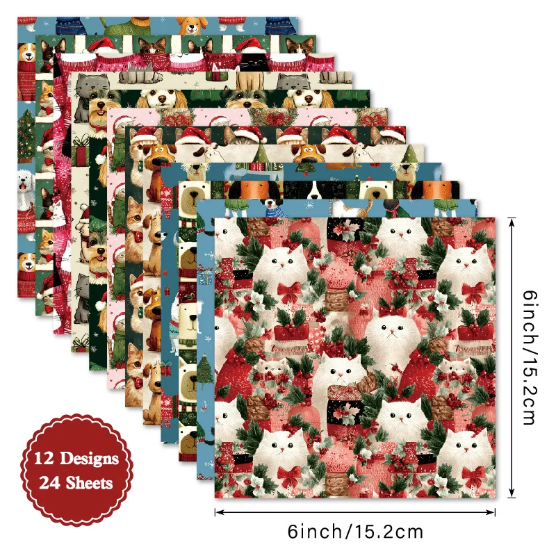 Sumflying Cuddly 24PCS Scrapbook Paper & Cardstock Sumflying Cuddly 24PCS Scrapbook Paper & Cardstock
