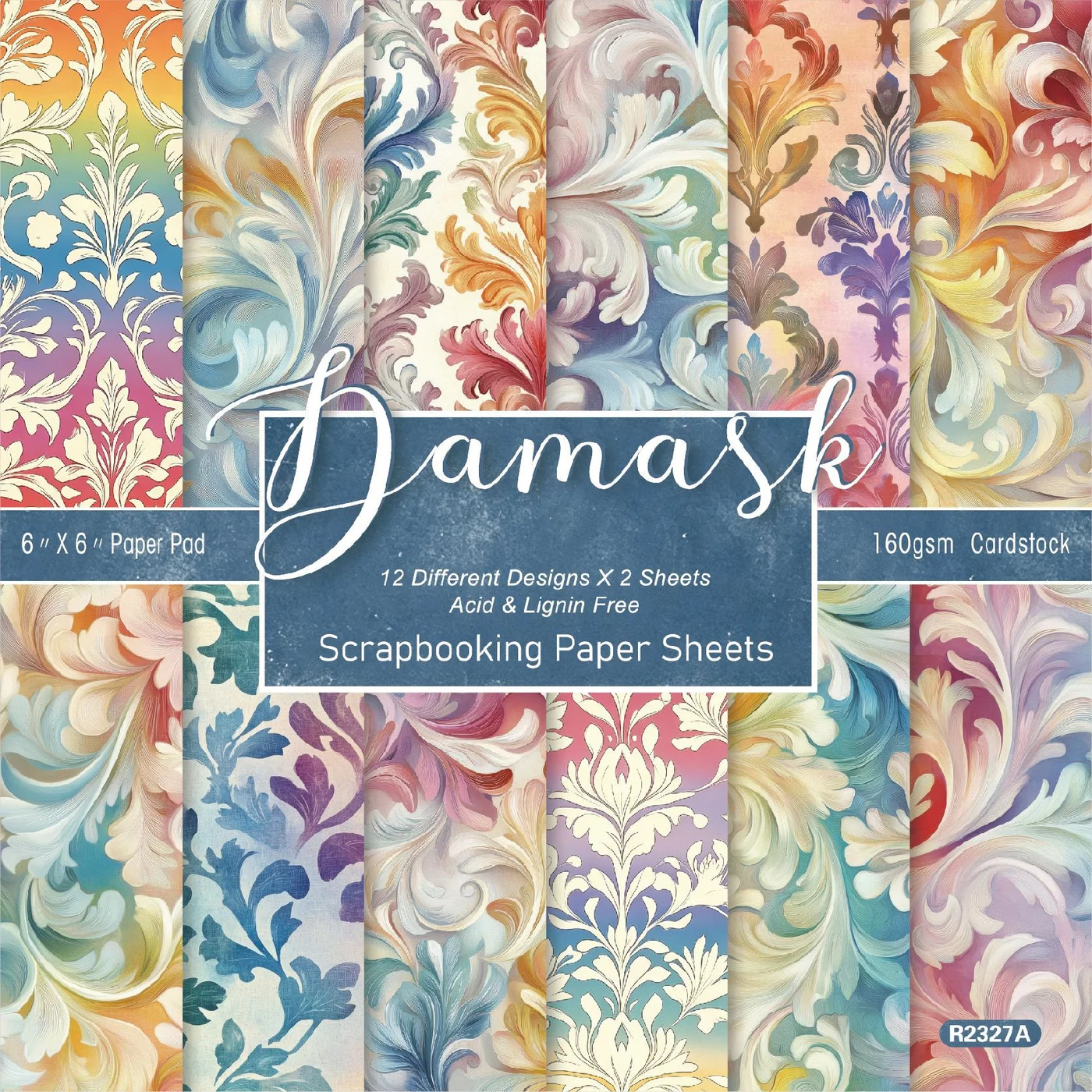 Sumflying Damask Ornamental 24PCS Scrapbook Paper & Cardstock Sumflying Damask Ornamental 24PCS Scrapbook Paper & Cardstock