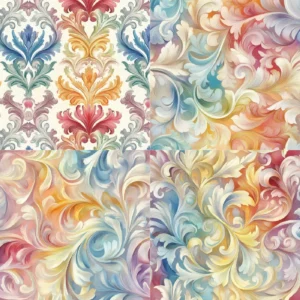 Sumflying Damask Ornamental 24PCS Scrapbook Paper & Cardstock Sumflying Damask Ornamental 24PCS Scrapbook Paper & Cardstock