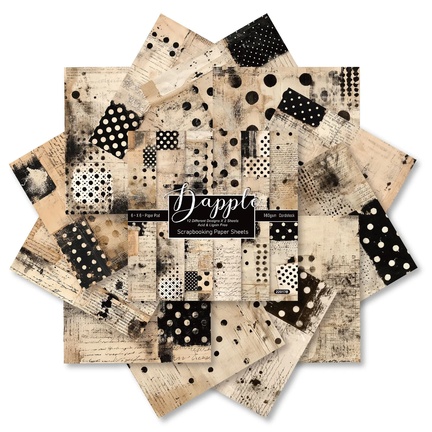 Sumflying Dapple 24PCS Scrapbook Paper & Cardstock Sumflying Dapple 24PCS Scrapbook Paper & Cardstock