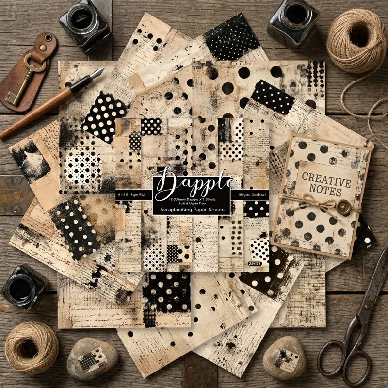 Sumflying Dapple 24PCS Scrapbook Paper & Cardstock Sumflying Dapple 24PCS Scrapbook Paper & Cardstock