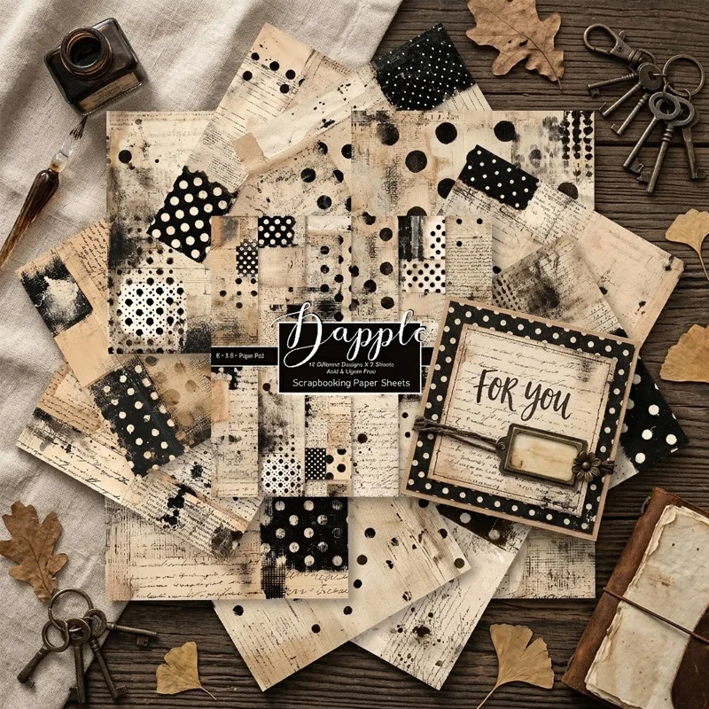 Sumflying Dapple 24PCS Scrapbook Paper & Cardstock Sumflying Dapple 24PCS Scrapbook Paper & Cardstock
