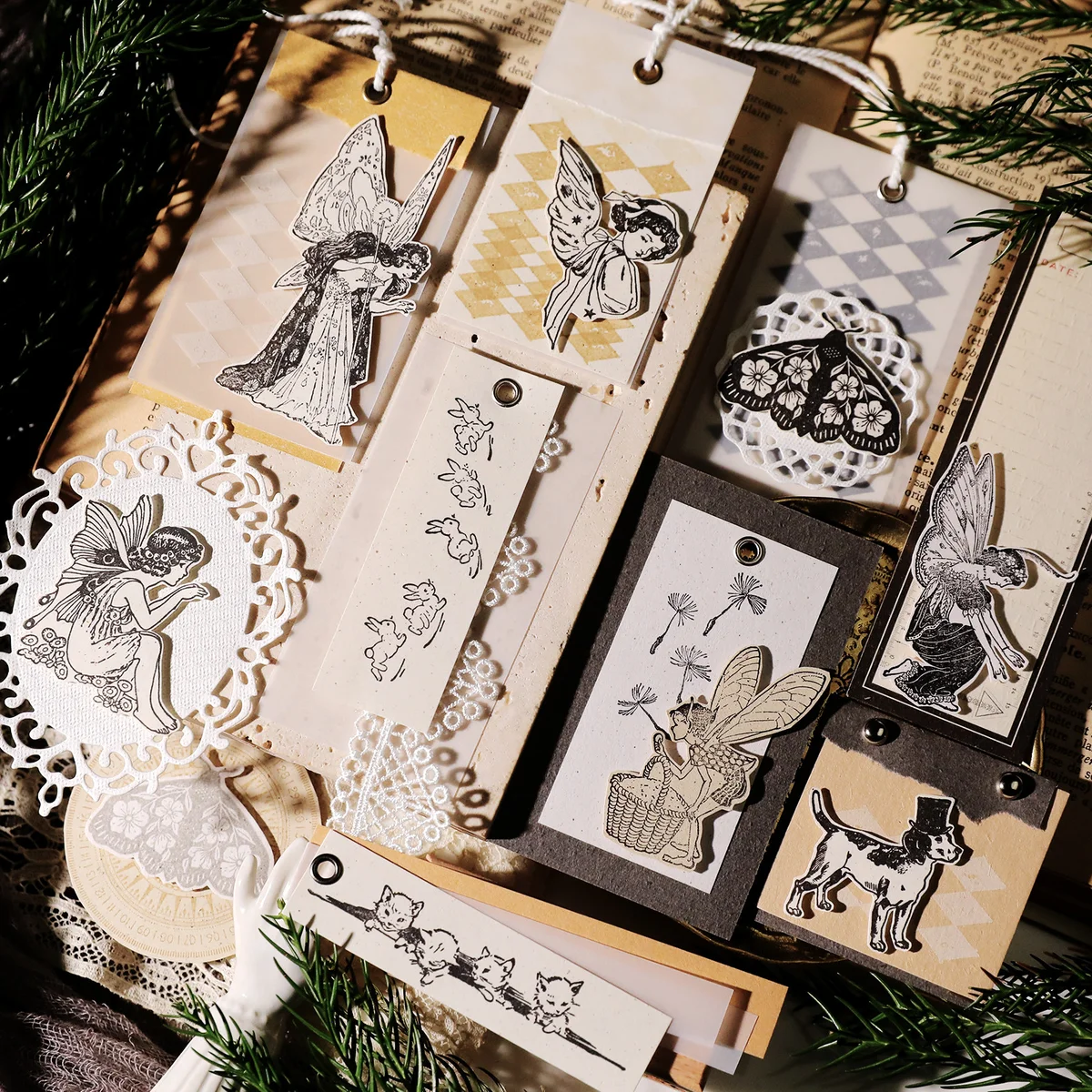 Sumflying Elf Forest Wood Rubber Stamp Sumflying Elf Forest Beech Wood Rubber Stamp - detail image 38
