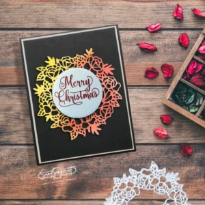 Sumflying Sumflying Flower Wreath Cutting Dies Scrapbooking Die-Cuts - product photo 4 of 5