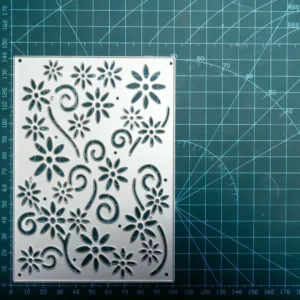 Sumflying Sumflying Flowers Curly Grass Background Cutting Dies - product photo 2 of 5