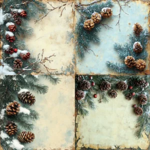 Sumflying Frost Pine 24PCS Scrapbook Paper & Cardstock Sumflying Frost Pine 24PCS Scrapbook Paper & Cardstock