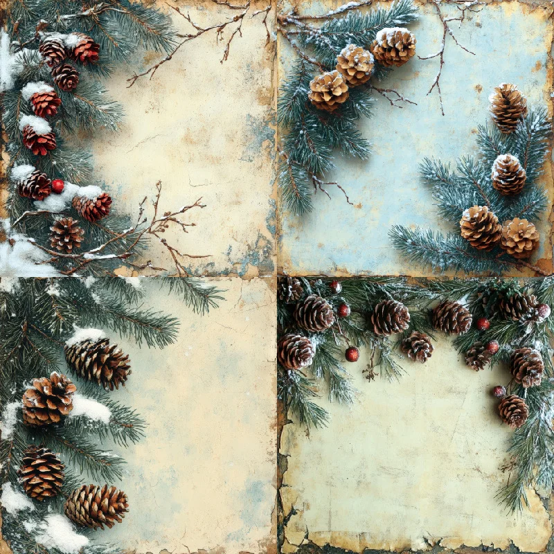 Sumflying Frost Pine 24PCS Scrapbook Paper & Cardstock Sumflying Frost Pine 24PCS Scrapbook Paper & Cardstock