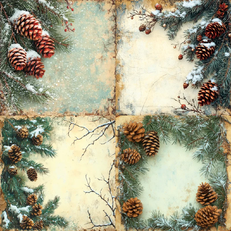Sumflying Frost Pine 24PCS Scrapbook Paper & Cardstock Sumflying Frost Pine 24PCS Scrapbook Paper & Cardstock