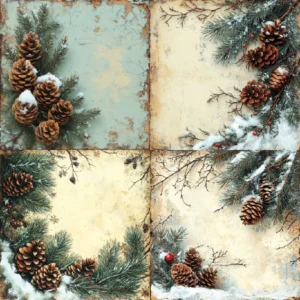 Sumflying Frost Pine 24PCS Scrapbook Paper & Cardstock Sumflying Frost Pine 24PCS Scrapbook Paper & Cardstock