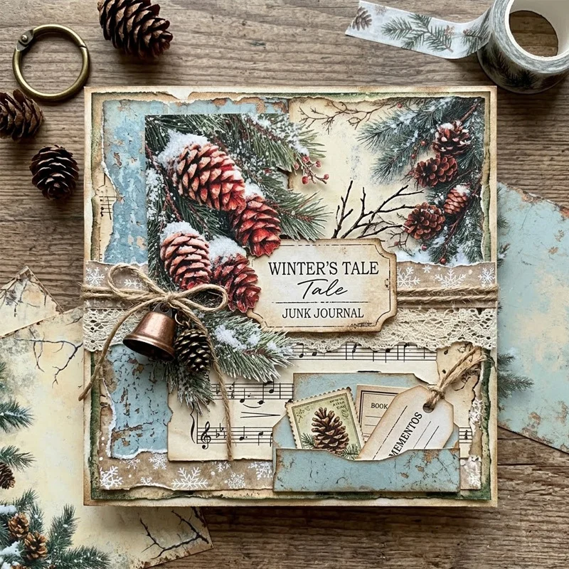 Sumflying Frost Pine 24PCS Scrapbook Paper & Cardstock Sumflying Frost Pine 24PCS Scrapbook Paper & Cardstock