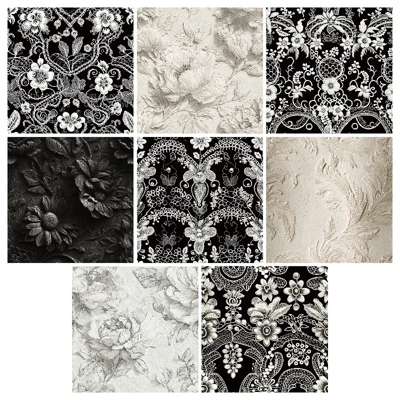 Sumflying Garden Black White Lace 24PCS Scrapbook Paper & Cardstock Sumflying Garden Black White Lace 24PCS Scrapbook Paper & Cardstock