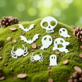 Sumflying Ghost Spider Bat Cutting Dies Scrapbooking Die-Cuts