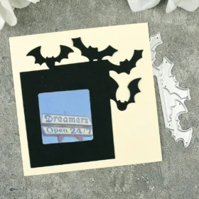 Sumflying Halloween Bat Corner Metal Cutting Dies