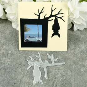 Sumflying Hanging Bat On Branch Metal Cutting Dies