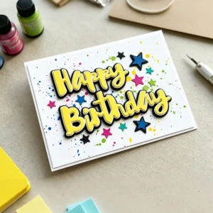 Happy Birthday Letter product detail photo | word metal cutting dies