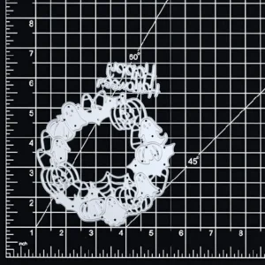 Sumflying Happy Halloween Wreath Cutting Dies Detail View - SUM2509-HalloweenWreath