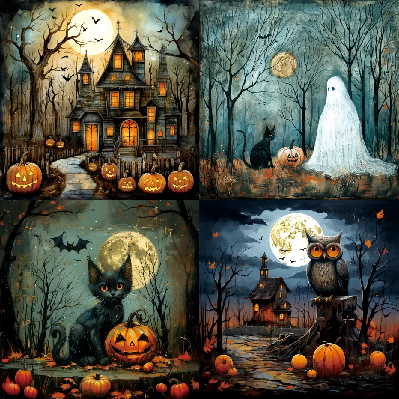 Sumflying Haunt 24PCS Scrapbook Paper & Cardstock Sumflying Haunt 24PCS Scrapbook Paper & Cardstock