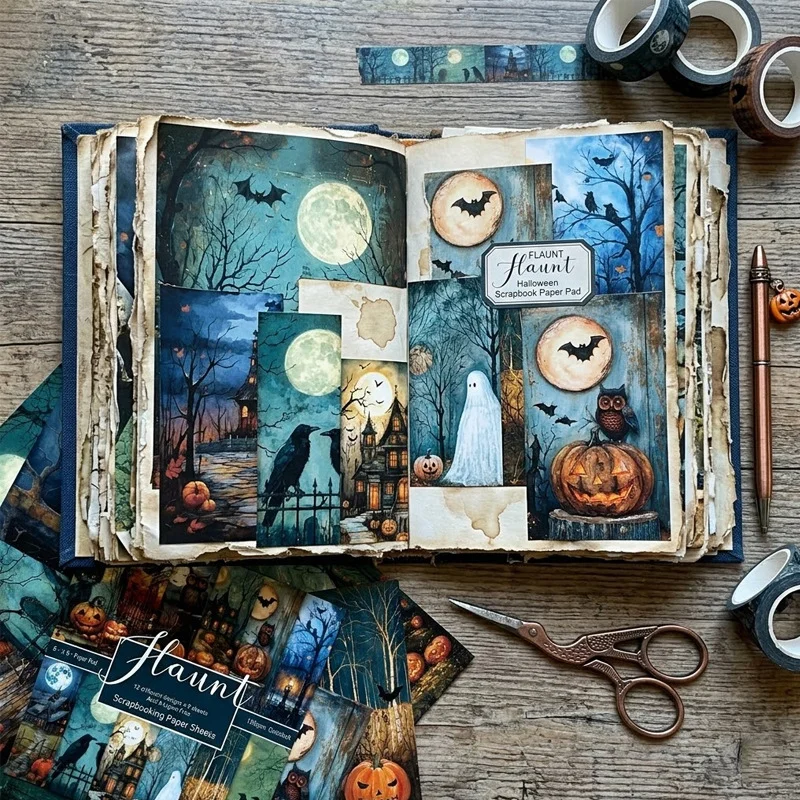 Sumflying Haunt 24PCS Scrapbook Paper & Cardstock Sumflying Haunt 24PCS Scrapbook Paper & Cardstock