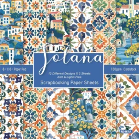 Sumflying Jolana 24PCS Scrapbook Paper & Cardstock
