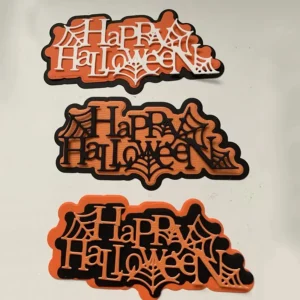 Sumflying Layered Halloween Word Cutting Dies Scrapbooking Layered Halloween Word Cutting Dies product packaging photo | word metal cutting dies