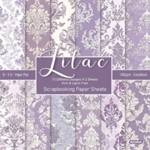 Sumflying Lilac 24PCS Scrapbook Paper & Cardstock