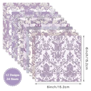 Sumflying Lilac 24PCS Scrapbook Paper & Cardstock Sumflying Lilac 24PCS Scrapbook Paper & Cardstock