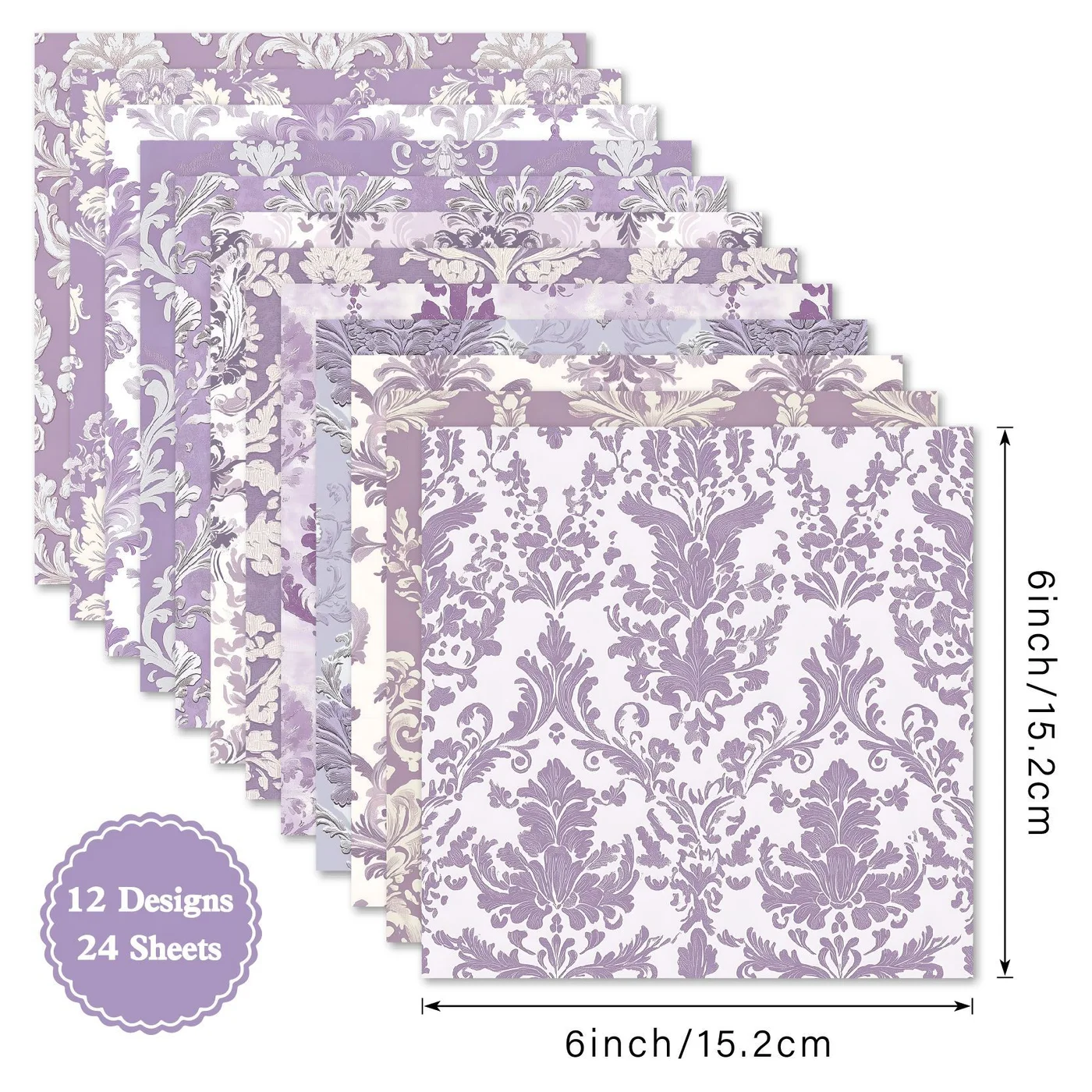 Sumflying Lilac 24PCS Scrapbook Paper & Cardstock Sumflying Lilac 24PCS Scrapbook Paper & Cardstock