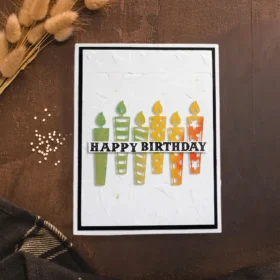 Sumflying Lovely Candles Cutting Dies Scrapbooking Die-Cuts