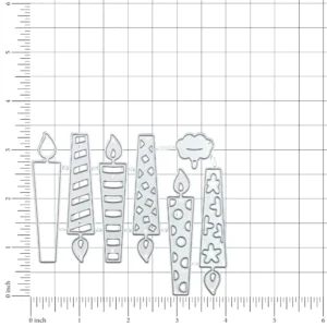 Sumflying Lovely Candles Cutting Dies Scrapbooking Die-Cuts Detail View - SUM-DM05554