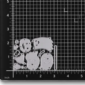 Sumflying Lovely Ghost Broom Cutting Dies Side View - SUM2509-DM06274