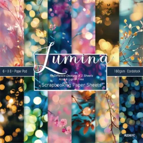 Sumflying Lumina 24PCS Scrapbook Paper & Cardstock