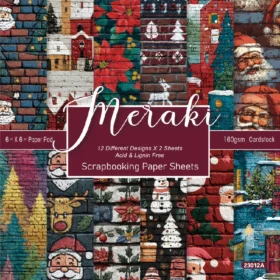 Sumflying Meraki 24PCS Scrapbook Paper & Cardstock