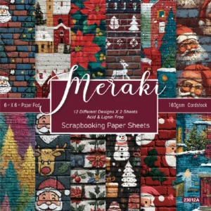 Sumflying Meraki 24PCS Scrapbook Paper & Cardstock
